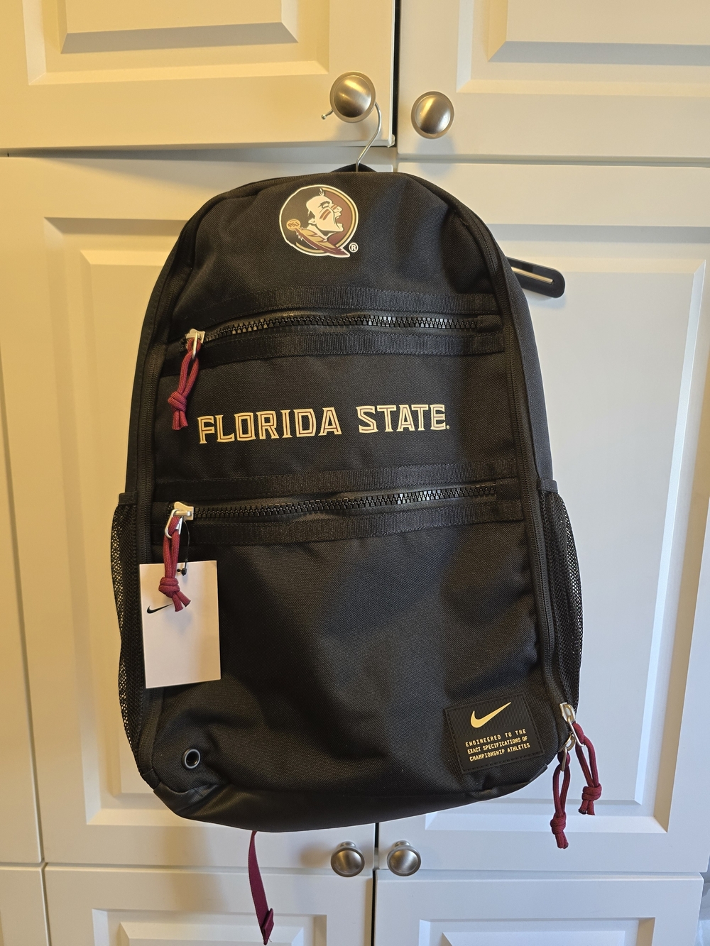 NWT Nike Florida State FSU Backpack Seminoles Black Adult Athlete